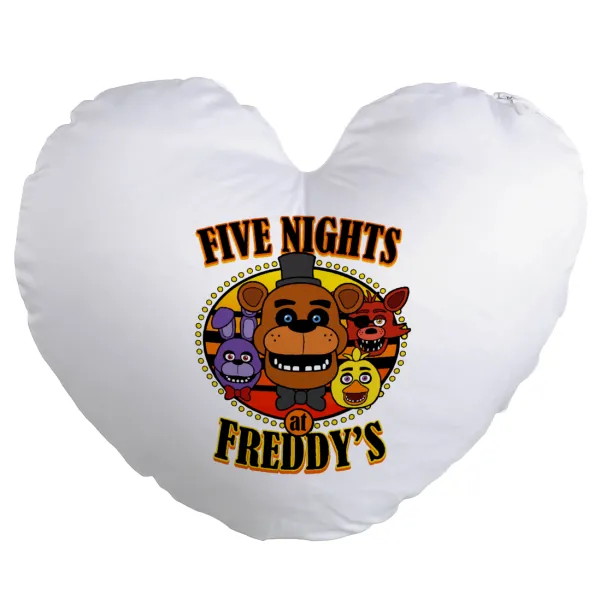 Five Nights at Freddy's — Heart sofa cushion, 40x40cm, filling included