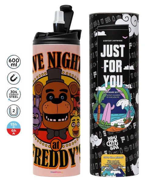 Five Nights at Freddy's — Tumbler stainless steel PINK 600ml