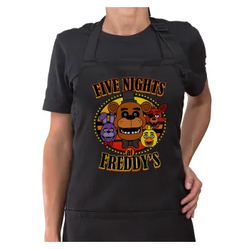 Five Nights at Freddy's, Μαύρη Ποδιά μαγειρικής Σεφ ολόσωμη με τσέπες (ΕΝΗΛΙΚΩΝ)
