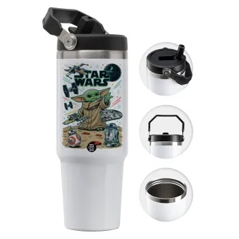Grogu, Θερμός Ανοξείδωτο 30oz με χερούλι