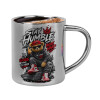 Double-wall metal cup for espresso (220ml)