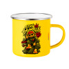 Yellow Enamel Metallic Cup 360ml