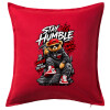 Sofa cushion RED 50x50cm includes filling