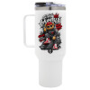 Mega Stainless steel Tumbler with lid, double wall 1,2L
