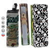 Πασχαλινή Λαμπάδα με Travel Tumbler θερμό (600ml, BPA free) & κερί αρωματικό πλακέ (30cm) (ΓΚΡΙ)