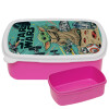 ΡΟΖ παιδικό δοχείο φαγητού (lunchbox) πλαστικό (BPA-FREE) Lunch Βox M18 x Π13 x Υ6cm