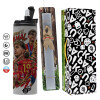 Πασχαλινή Λαμπάδα με Travel Tumbler θερμό (600ml, BPA free) & κερί αρωματικό πλακέ (30cm) (ΓΚΡΙ)