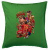 Sofa cushion Green 50x50cm includes filling