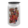 Κούπα ταξιδιού μεταλλική με καπάκι (tin-can) 500ml