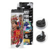 Travel Tumbler 2 Lids, with metal straw & cleaning brush (Stainless steel 304 Food grade, BPA free, 600ml)