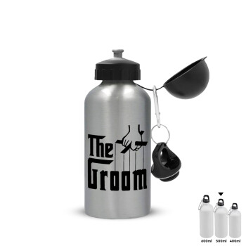 The Groom, Metallic water jug, Silver, aluminum 500ml