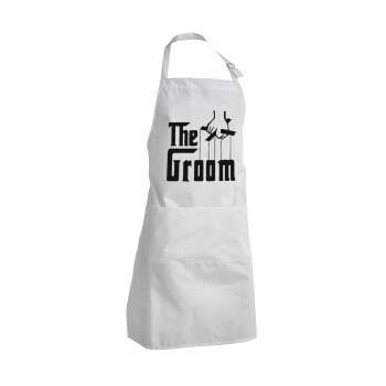 The Groom, Adult Chef Apron (with sliders and 2 pockets)
