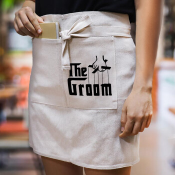 The Groom, Ποδιά Μέσης με διπλή τσέπη Barista/Bartender, Beige