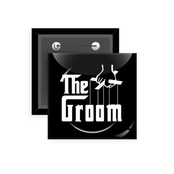 The Groom, Κονκάρδα παραμάνα τετράγωνη 5x5cm