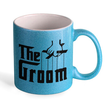 The Groom, Κούπα Σιέλ Glitter που γυαλίζει, κεραμική, 330ml