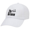 The Groom, Καπέλο ενηλίκων Jockey Λευκό (snapback, 5-φύλλο, unisex)