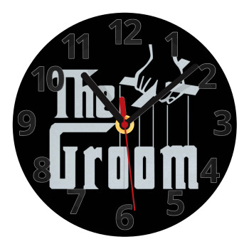 The Groom, Ρολόι τοίχου γυάλινο (20cm)