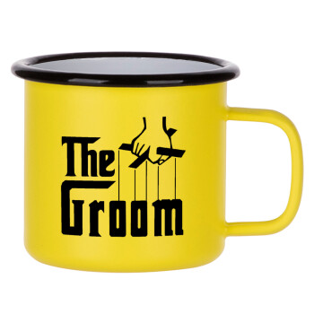 The Groom, Κούπα Μεταλλική εμαγιέ ΜΑΤ Κίτρινη 360ml
