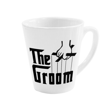 The Groom, Κούπα κωνική Latte Λευκή, κεραμική, 300ml