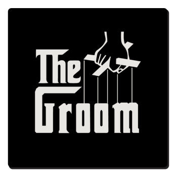 The Groom, Τετράγωνο μαγνητάκι ξύλινο 6x6cm