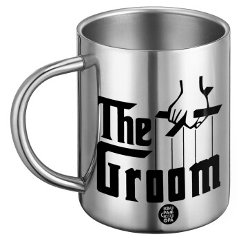 The Groom, Ανοξείδωτη Μεταλλική Κούπα 450ml - Διπλού Τοιχώματος