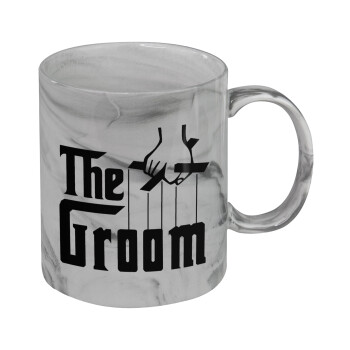 The Groom, Mug ceramic marble style, 330ml