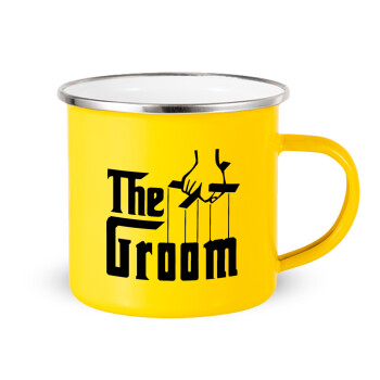 The Groom, Yellow Enamel Metallic Cup 360ml