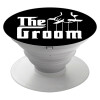 The Groom, Pop Socket Λευκό Βάση Στήριξης Κινητού στο Χέρι