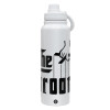 1L Stainless Steel Thermal Bottle with Phone Holder & Double Wall Insulation