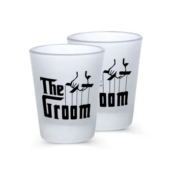 The Groom, Σφηνοπότηρα γυάλινα 45ml του πάγου (2 τεμάχια)