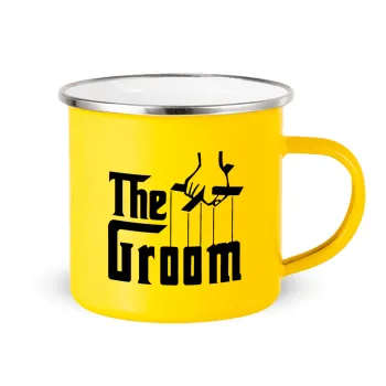 The Groom, Yellow Enamel Metallic Cup 360ml