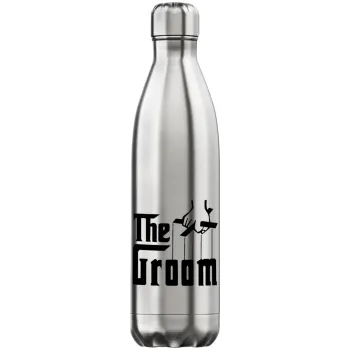 The Groom, Inox (Stainless steel) hot metal mug, double wall, 750ml