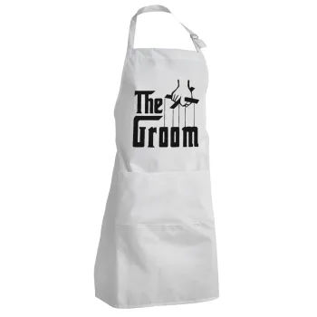 The Groom, Adult Chef Apron (with sliders and 2 pockets)