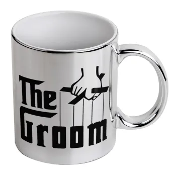 The Groom, Mug ceramic, silver mirror, 330ml