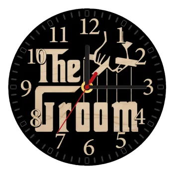 The Groom, Ρολόι τοίχου ξύλινο plywood (20cm)