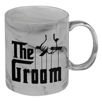 The Groom, Mug ceramic marble style, 330ml