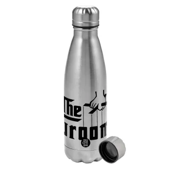 The Groom, Metallic water bottle, stainless steel, 750ml