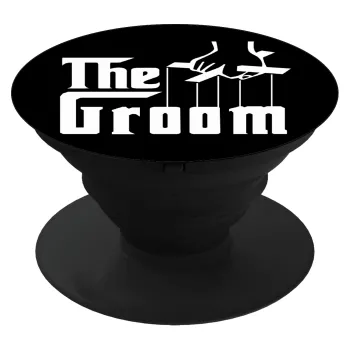 The Groom, Phone Holders Stand  Black Hand-held Mobile Phone Holder