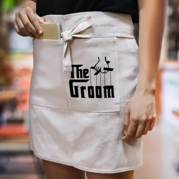 The Groom, Ποδιά Μέσης με διπλή τσέπη Barista/Bartender, Beige