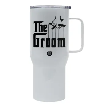 The Groom, Mega Stainless steel Tumbler with lid, double wall 750L