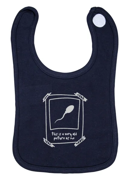 This is A Very Old Picture Of Me — Σαλιάρα με Σκρατς 100% Organic Cotton Μπλε (0-18 months)