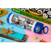 Easter candle, Childrens hot water bottle, stainless steel, with safety straw, BLUE (500ml)