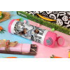Easter candle, Childrens hot water bottle, stainless steel, with safety straw, PINK (500ml)