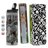 Easter candle with Grey Tumbler Thermo 600ml & aromatic flat candle (30cm) (GREY)