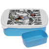 ΜΠΛΕ παιδικό δοχείο φαγητού (lunchbox) πλαστικό (BPA-FREE) Lunch Βox M18 x Π13 x Υ6cm
