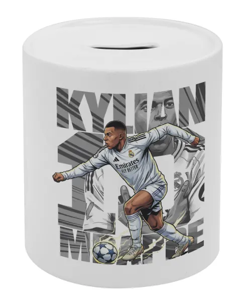 Kylian Mbappe France — Κουμπαράς πορσελάνης με τάπα