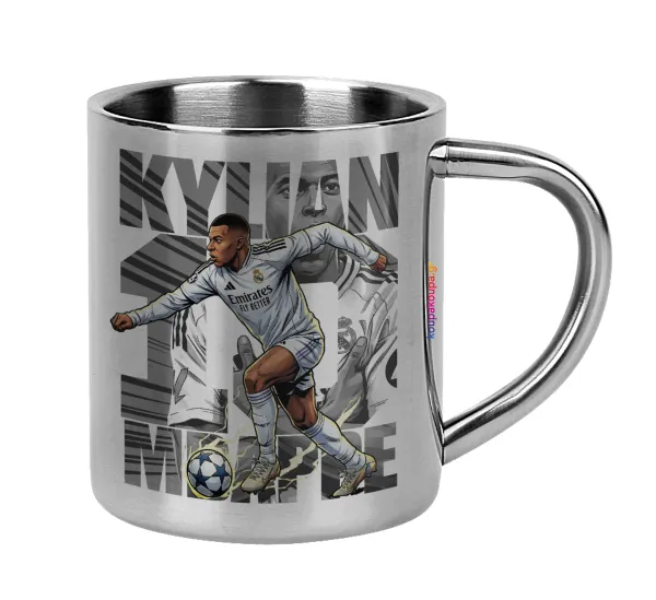 Kylian Mbappe France — Mug Stainless steel double wall 300ml