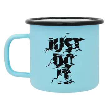 Just do it, Κούπα Μεταλλική εμαγιέ ΜΑΤ σιέλ 360ml