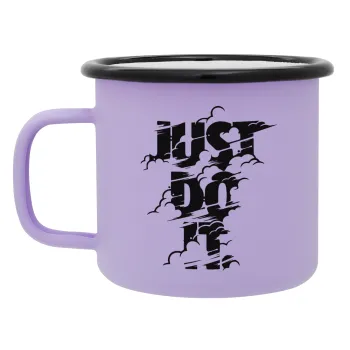 Just do it, Κούπα Μεταλλική εμαγιέ ΜΑΤ Light Pastel Purple 360ml