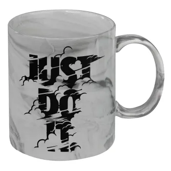 Just do it, Mug ceramic marble style, 330ml